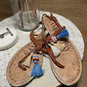 Tassel sandals